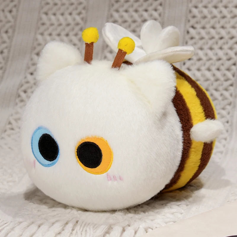 The Kawaii Cat Bee Plushie Trio