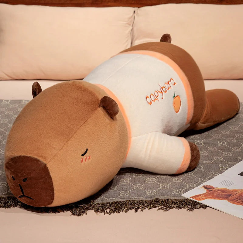 Kapi The Capybara Plushie In Pajamas