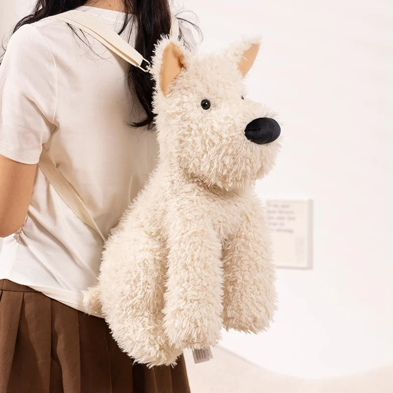 The Fluffy Dog Plush Backpack