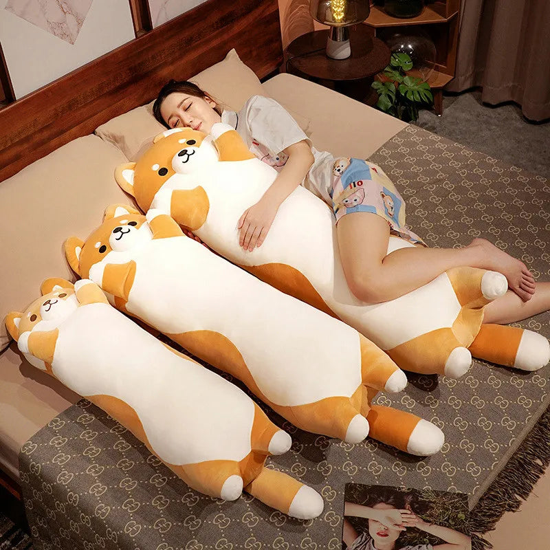 Maru-Maru — The Snuggling Long Shiba Inu Plushie Mochidachii