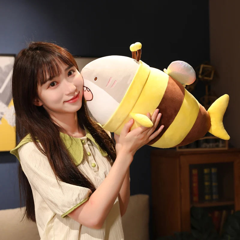 Dabu — The Chonky Shark Bee Plushie