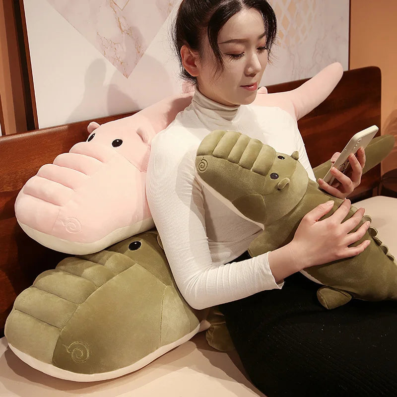 The Chonky Crocodile Sibling Plushie