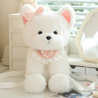 Kawaii Fluffy Puppy Plush Backpack Trio My Store