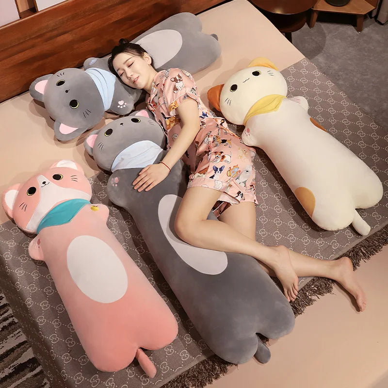The Long Kawaii Bandit Cat Plushie Trio My Store
