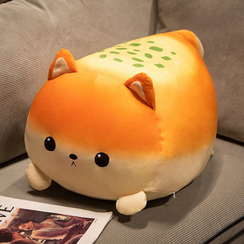 The Chonky Bread Cat Plushie Squad