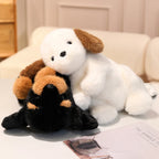 Kawaii Cat & Dog Family Plush Backpack