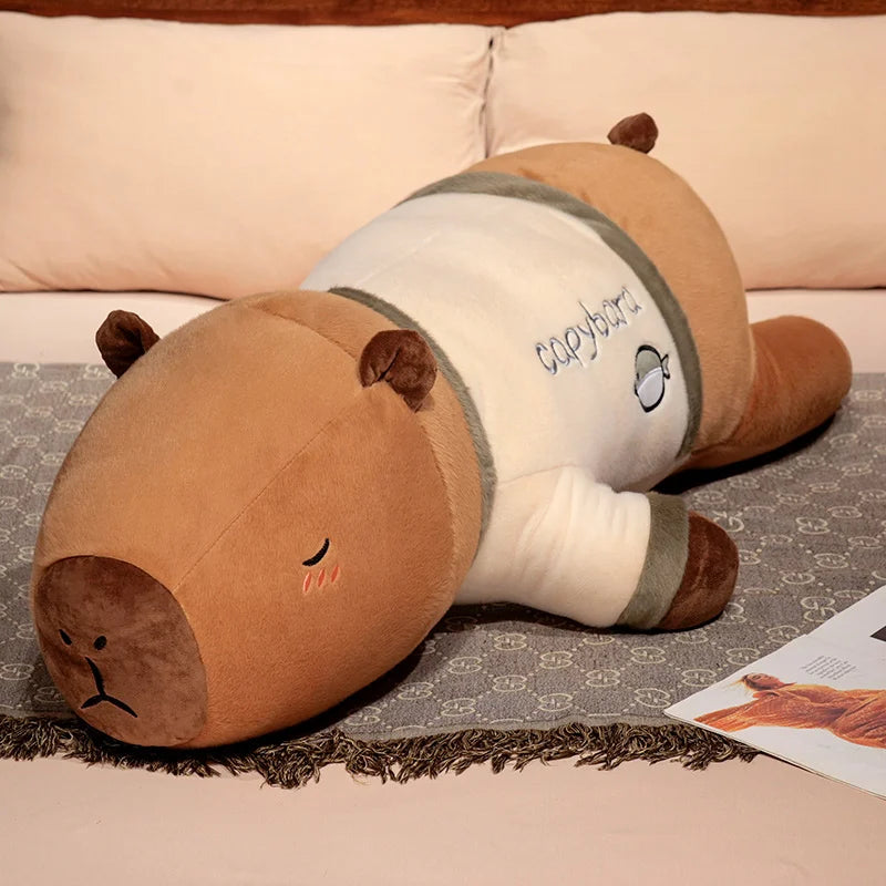 Kapi The Capybara Plushie In Pajamas