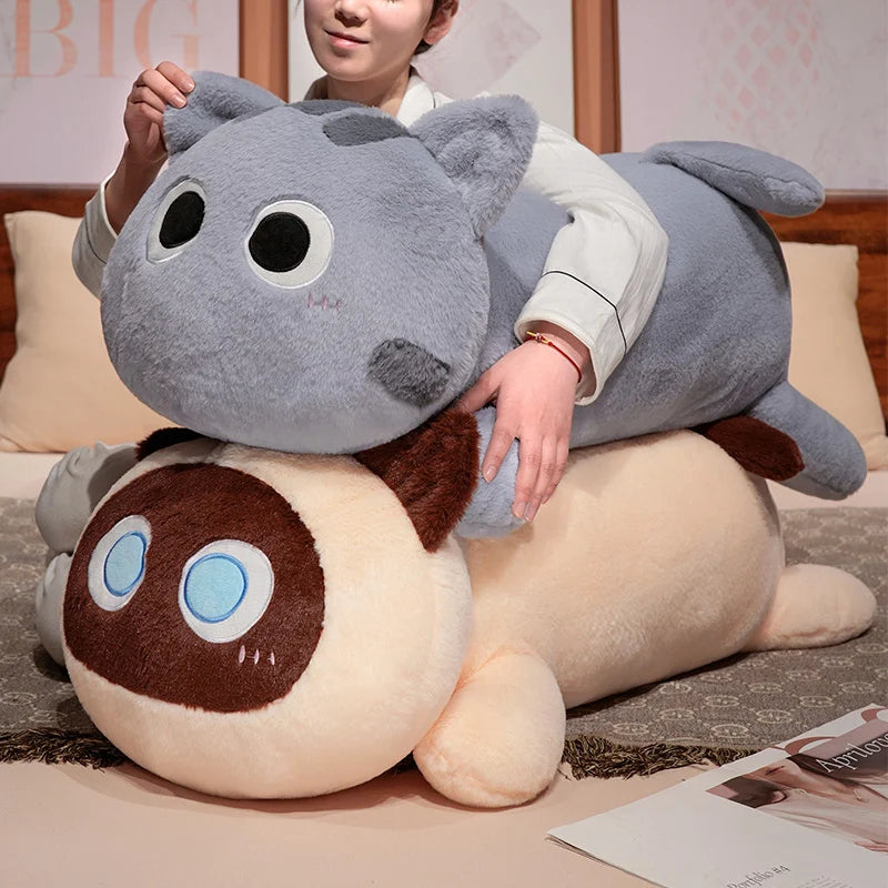 Chibi, Maru, Tama & Koko — The Cuddling Crew Plushies (Laying Down) My Store