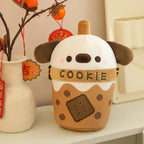 Kawaii Boba Dog Plush Sling Bag My Store