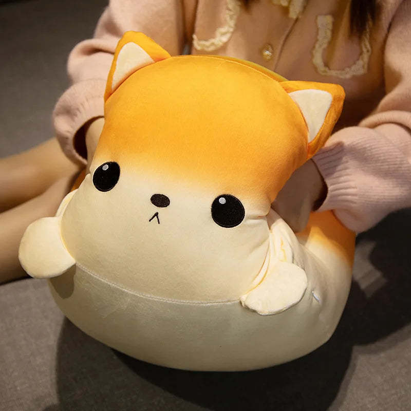 The Chonky Bread Cat Plushie Squad