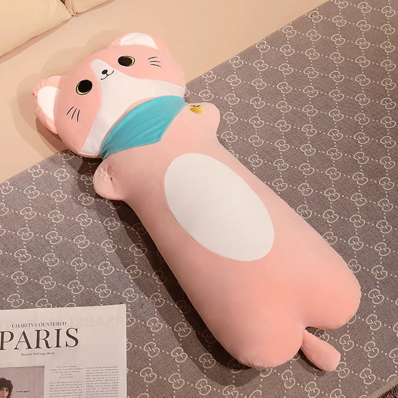 The Long Kawaii Bandit Cat Plushie Trio My Store