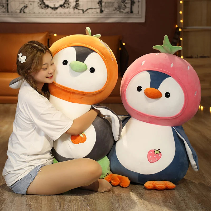 The Kawaii Fruit Penguin Duo Plushie My Store
