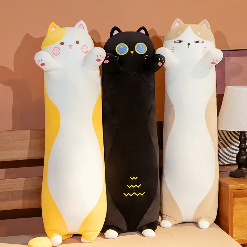 Coco, Nono & Momo — The Three Cuddly Cat Plushies (Long)