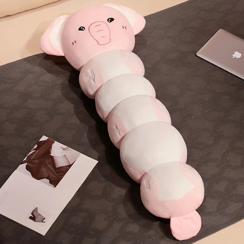The Kawaii Long Caterpillar Animal Family Plushie