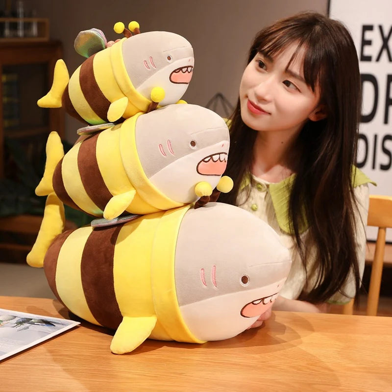 Dabu — The Chonky Shark Bee Plushie