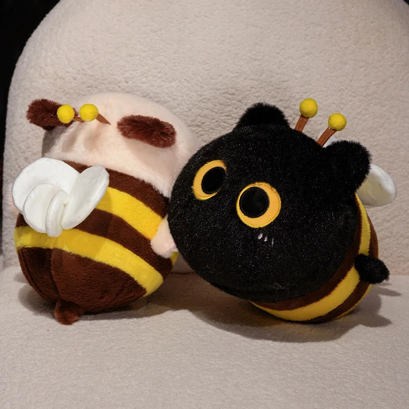 The Kawaii Cat Bee Plushie Trio