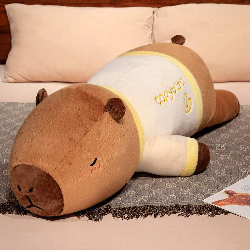 Kapi The Capybara Plushie In Pajamas