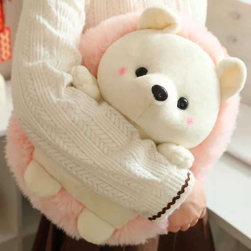 Kawaii  Cute Hedgehog Plush Doll  Stuffed Animal Soft Plushies Keychain Pendant Toys Furry Hedgehog Home Deco