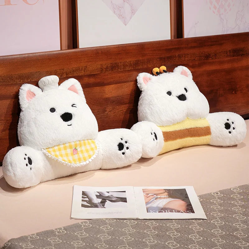 The Lovely Bear Plush Backrest Cushion My Store