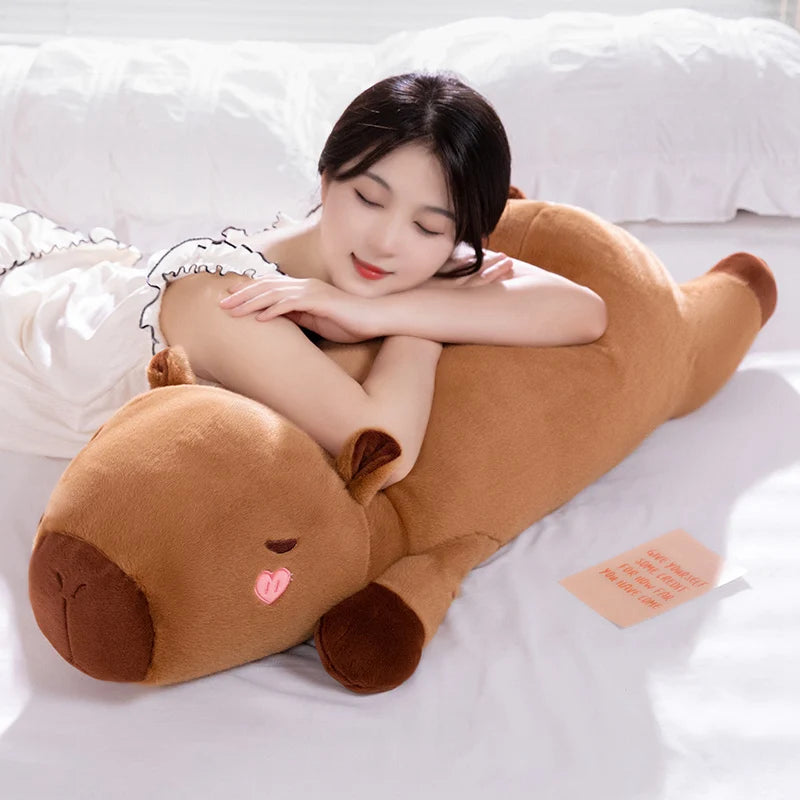 Sleeping Angel Kapi The Capybara Plushie