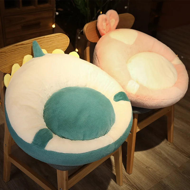 Animal Shape Plush Seat Cushion Collection My Store
