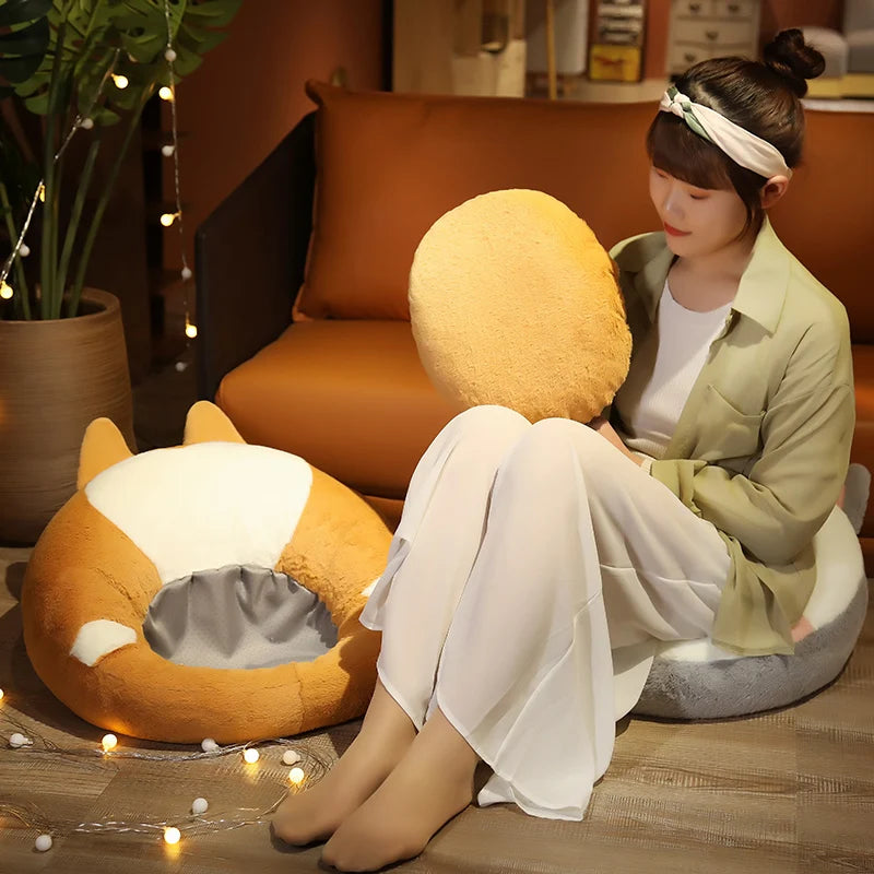 Animal Shape Plush Seat Cushion Collection My Store