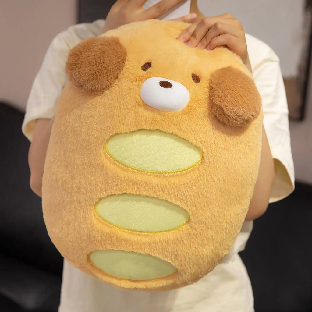 The Adorable Baguette Puppy Plushie