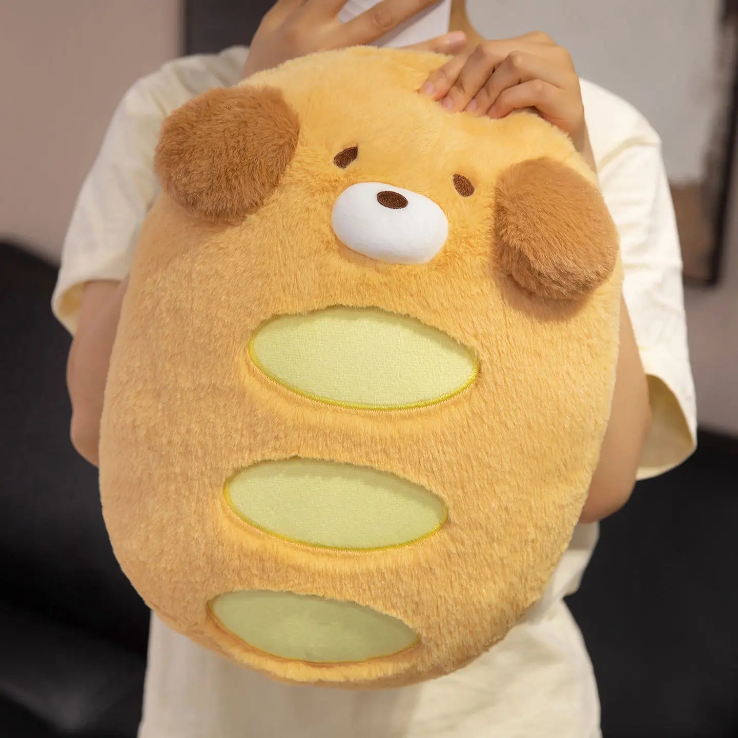 The Adorable Baguette Puppy Plushie