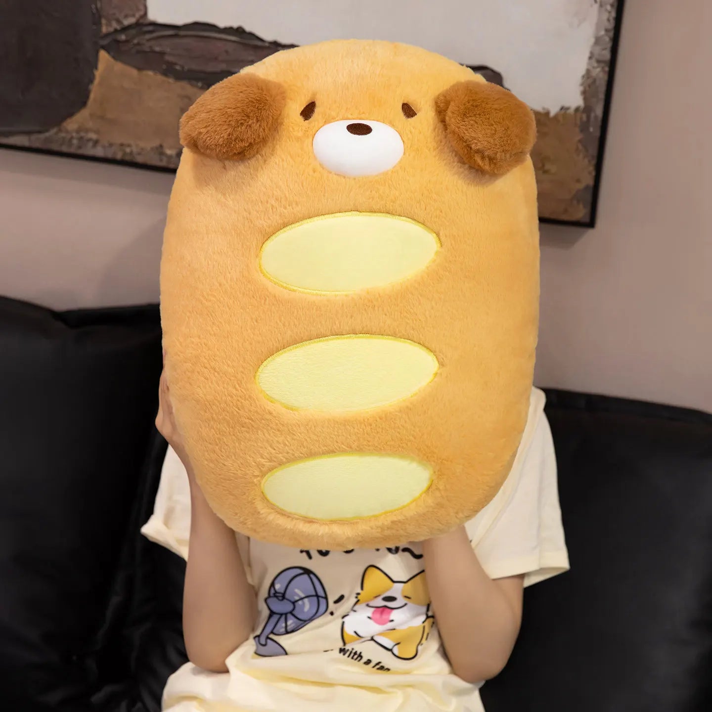 The Adorable Baguette Puppy Plushie