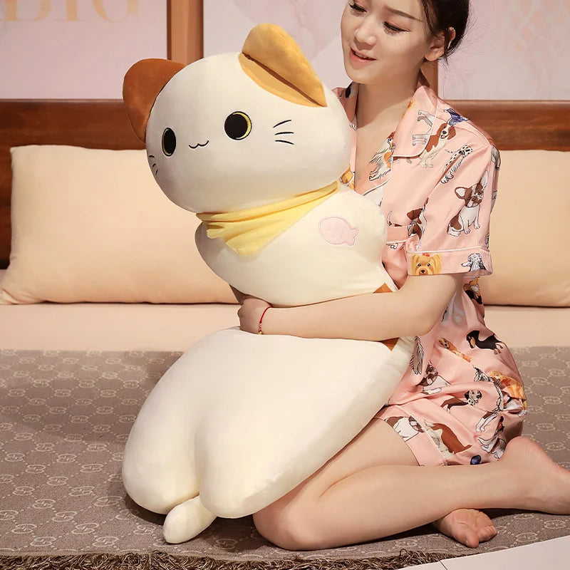 The Long Kawaii Bandit Cat Plushie Trio My Store