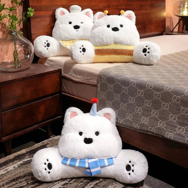 The Lovely Bear Plush Backrest Cushion My Store