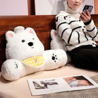 The Lovely Bear Plush Backrest Cushion My Store