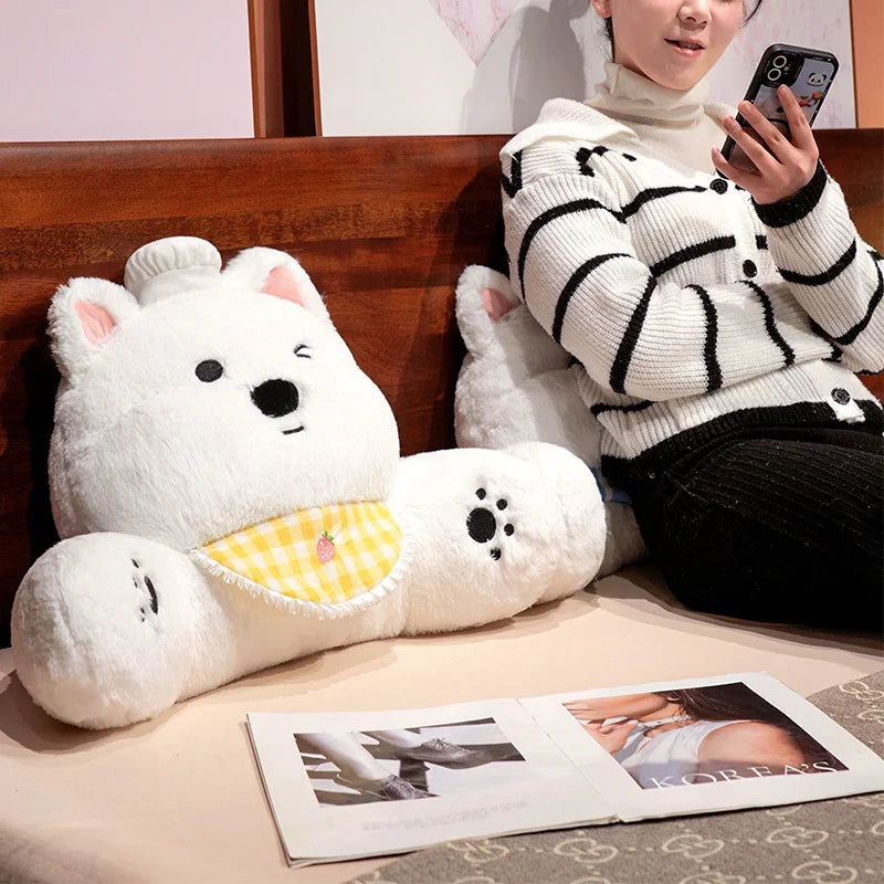 The Lovely Bear Plush Backrest Cushion My Store