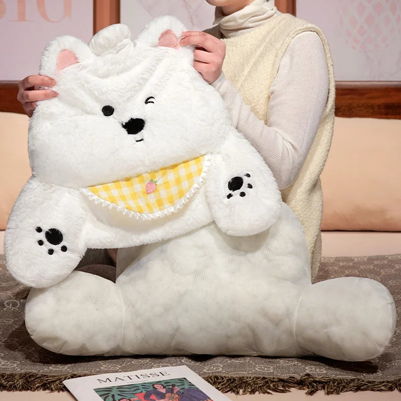 The Lovely Bear Plush Backrest Cushion My Store
