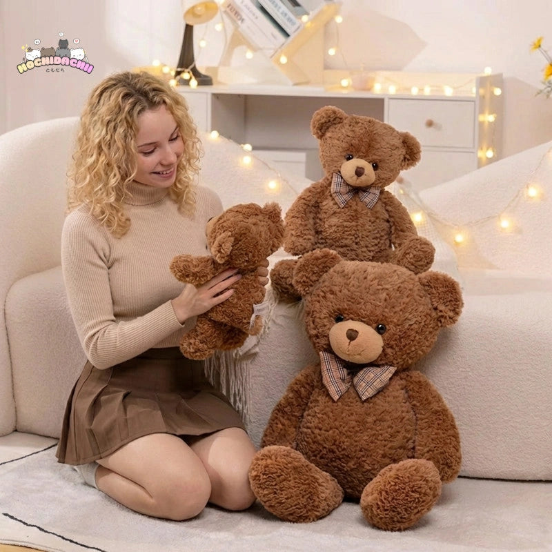 Bonnie — The Brown Bowtie Bear Plushie Mochidachii