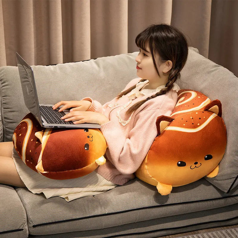 The Chonky Bread Cat Plushie Squad