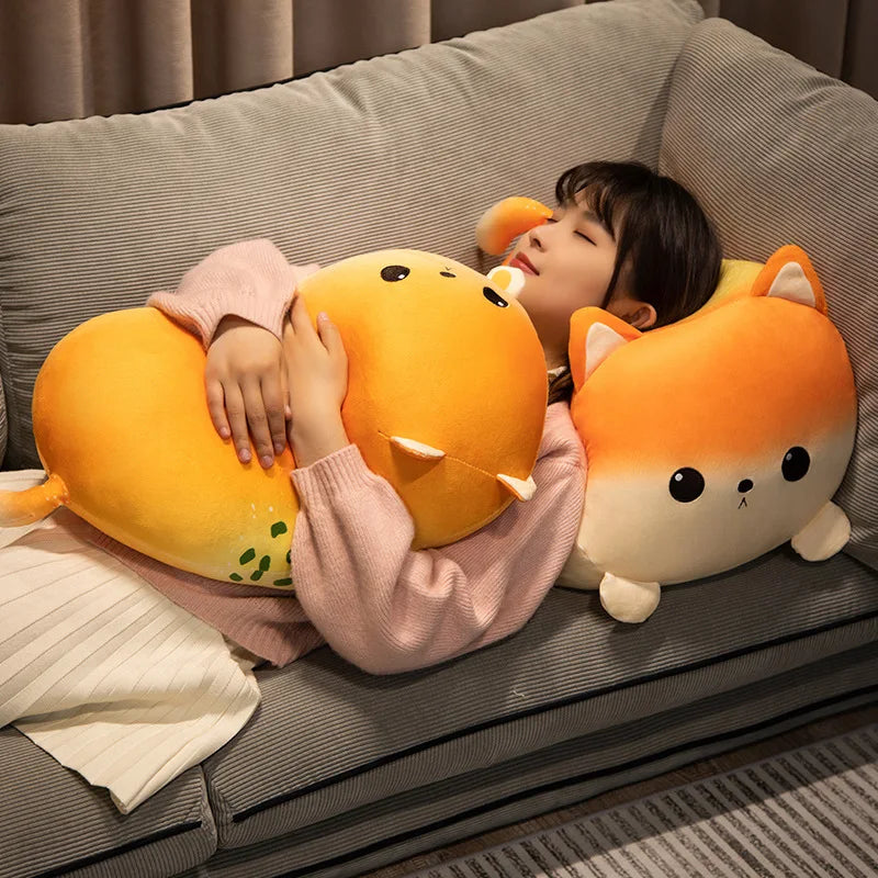 The Chonky Bread Cat Plushie Squad