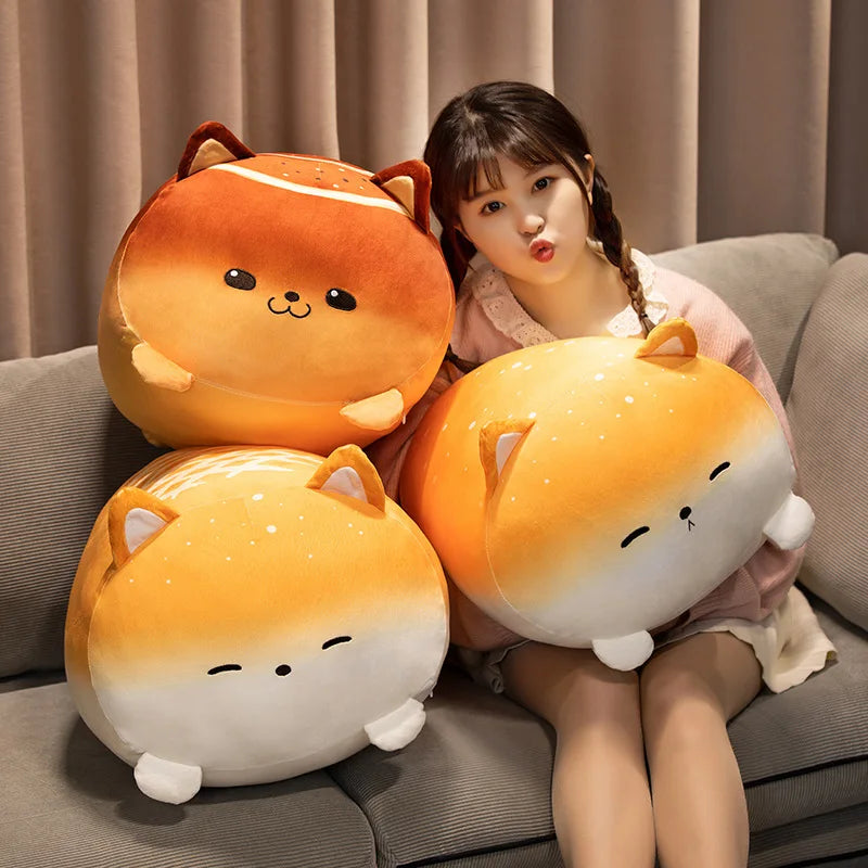 The Chonky Bread Cat Plushie Squad