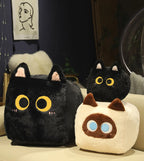 Chibi, Maru, Tama & Koko — The Cuddling Crew Plushies (Chonky Cube) — Mochidachii (view 2)