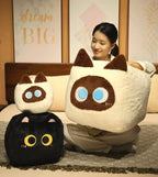 Chibi, Maru, Tama & Koko — The Cuddling Crew Plushies (Chonky Cube) — Mochidachii (view 3)