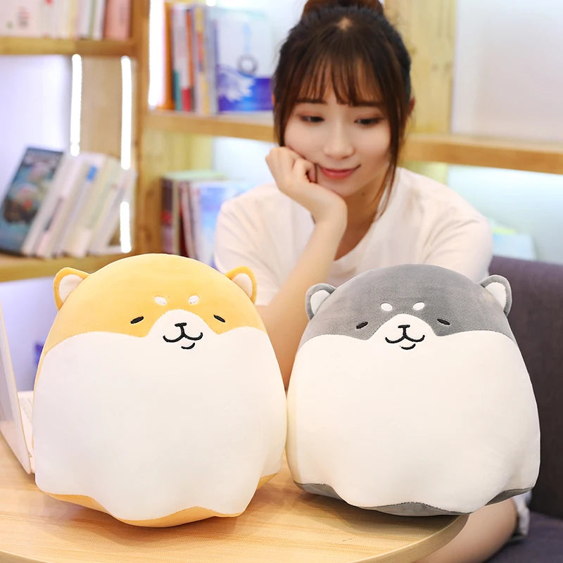 The Chonky Chilling Shiba Inu Plushie Duo