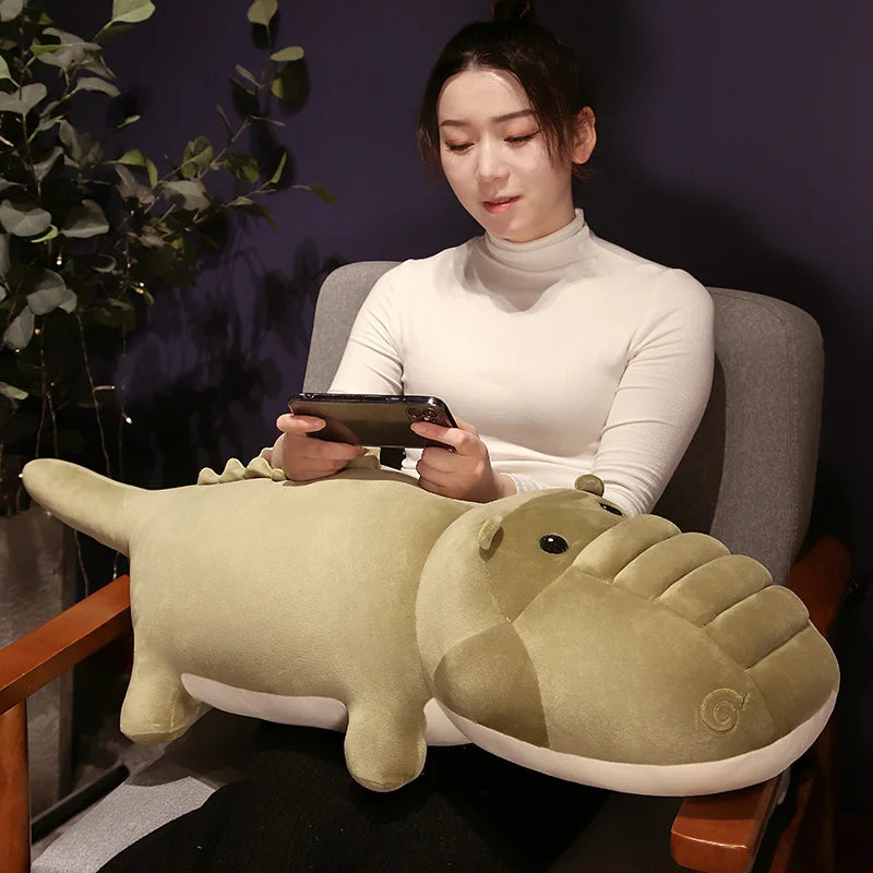 The Chonky Crocodile Sibling Plushie