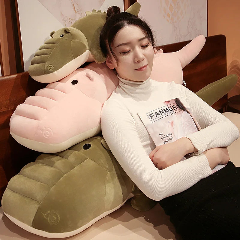The Chonky Crocodile Sibling Plushie