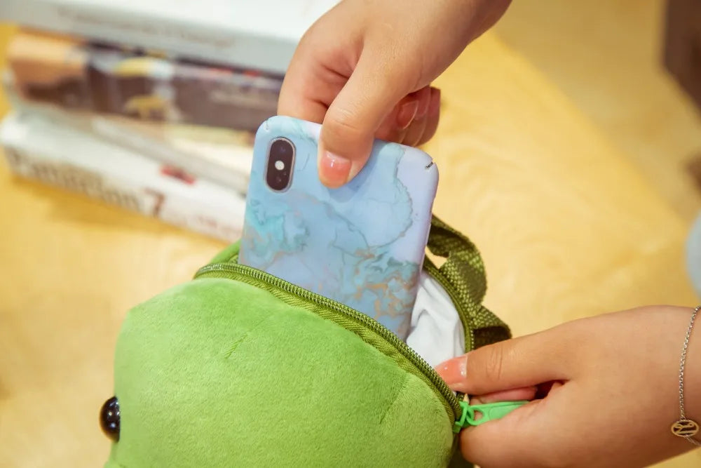Chonky Dino Plush Backpack Duo