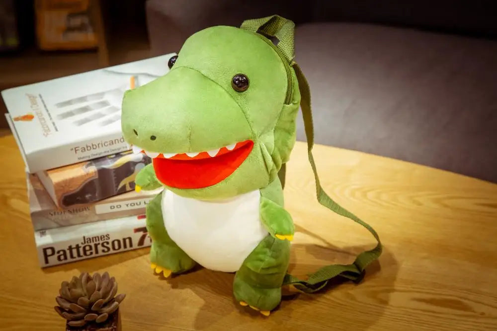 Chonky Dino Plush Backpack Duo — Mochidachii (view 4)