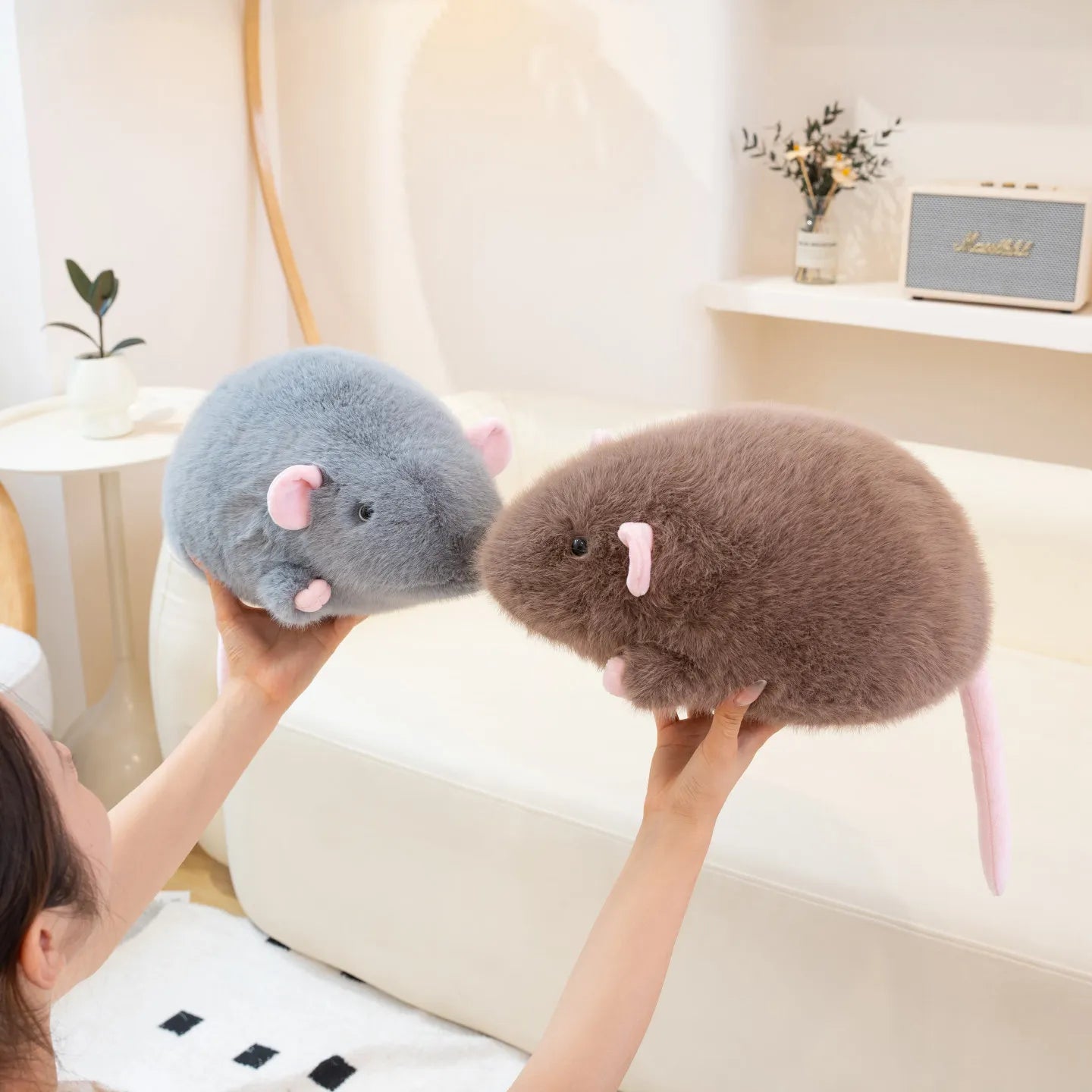 Miso, Misu & Masu — The Chonky Mouse Trio Plushie