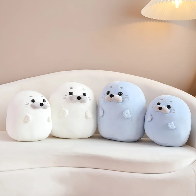 The Kawaii Chonky Seal Plushie Duo My Store