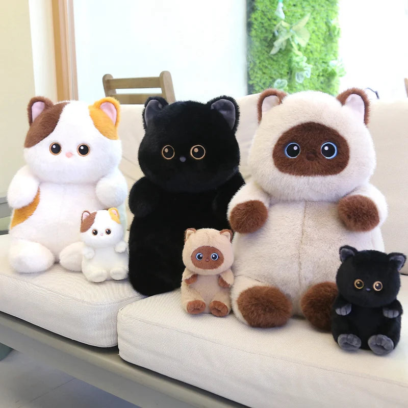 The Kawaii Chubby Cat Plushie Trio My Store