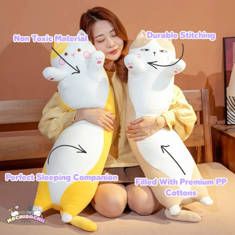 Coco, Nono & Momo — The Three Cuddly Cat Plushies (Long)