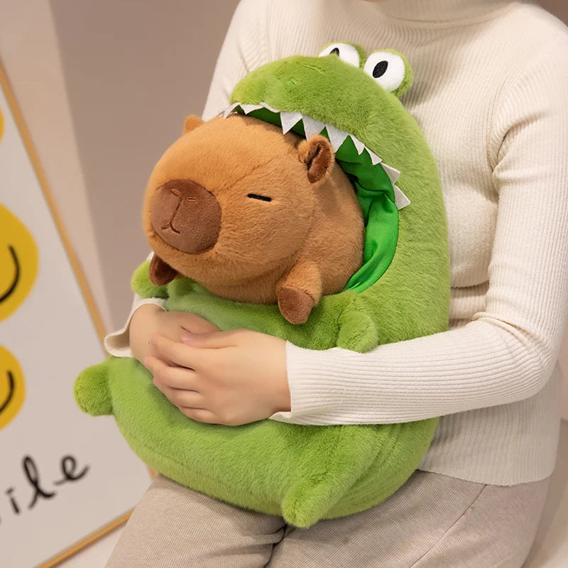 Croc Cosplay Kapi The Capybara Plushie — Mochidachii (view 3)